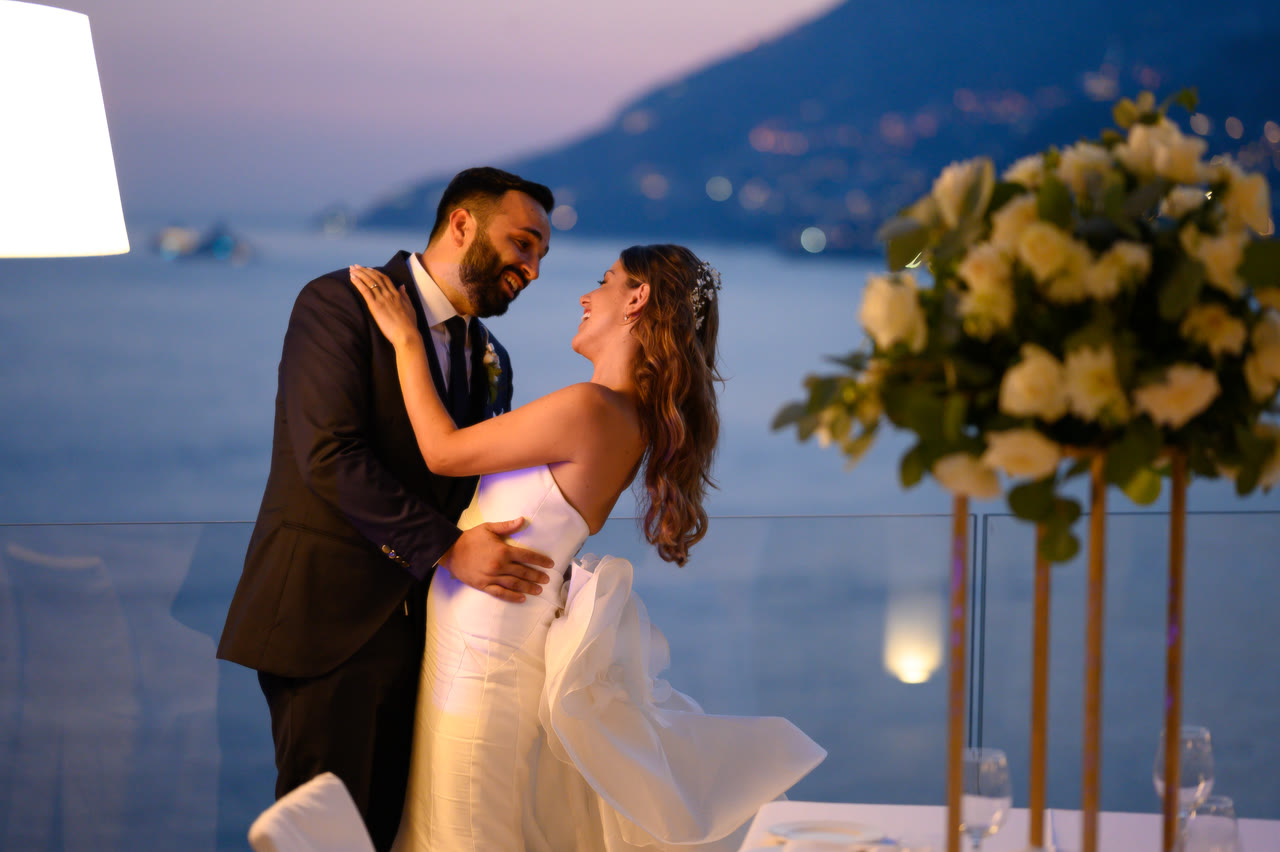 Matrimonio sul rooftop dell'Hotel Due Torri